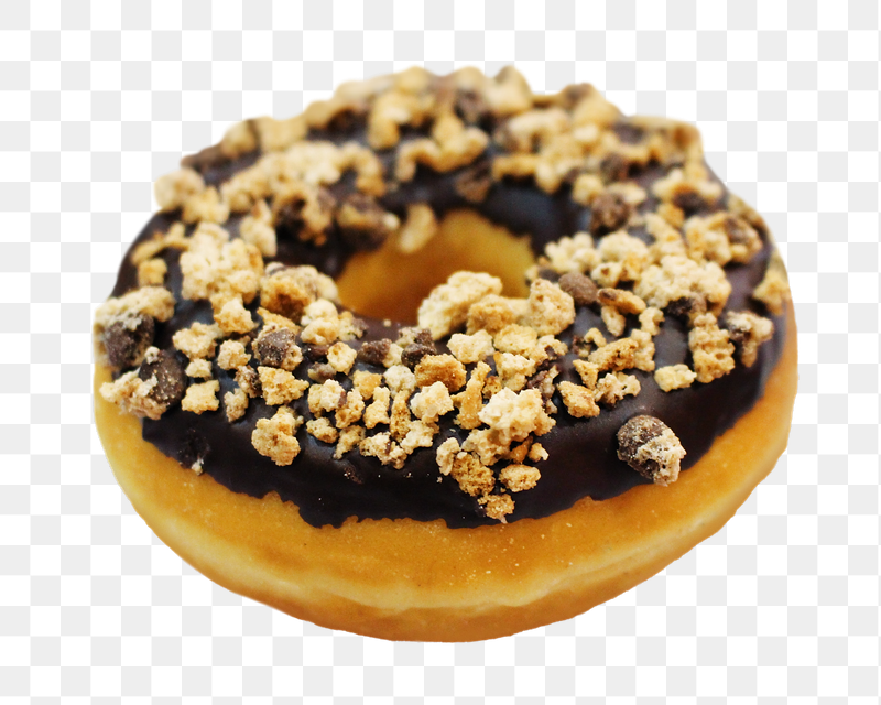Chocolate donut png  sticker, | Free PNG - rawpixel