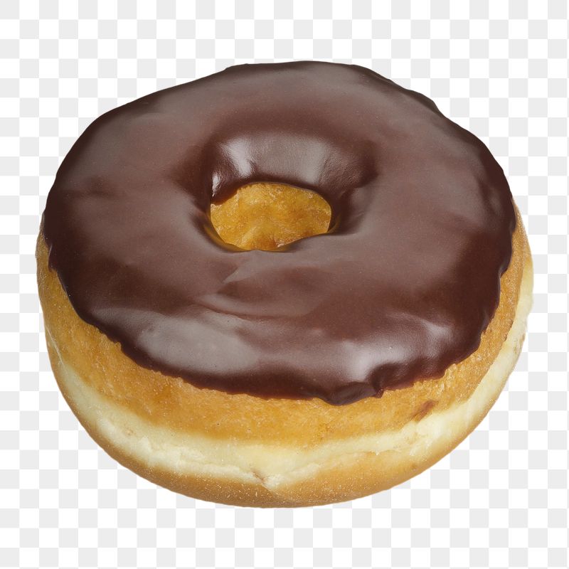 Chocolate donut png sticker, transparent | Free PNG - rawpixel