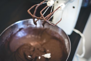 Chocolate dough whisk 