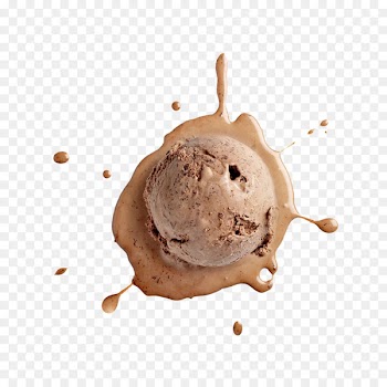 Chocolate ice cream Chocolate truffle - Melted ice cream ball 