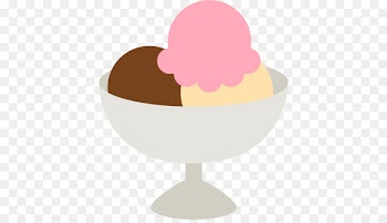 Chocolate ice cream Emoji Sundae - CREAM 