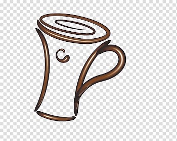 Chocolate ice cream Euclidean Liquid, European coffee color chocolate cup transparent background PNG clipart