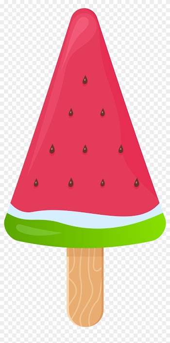 Chocolate Ice Cream Ice Cream Cones Clip Art - Watermelon Ice Cream Stick