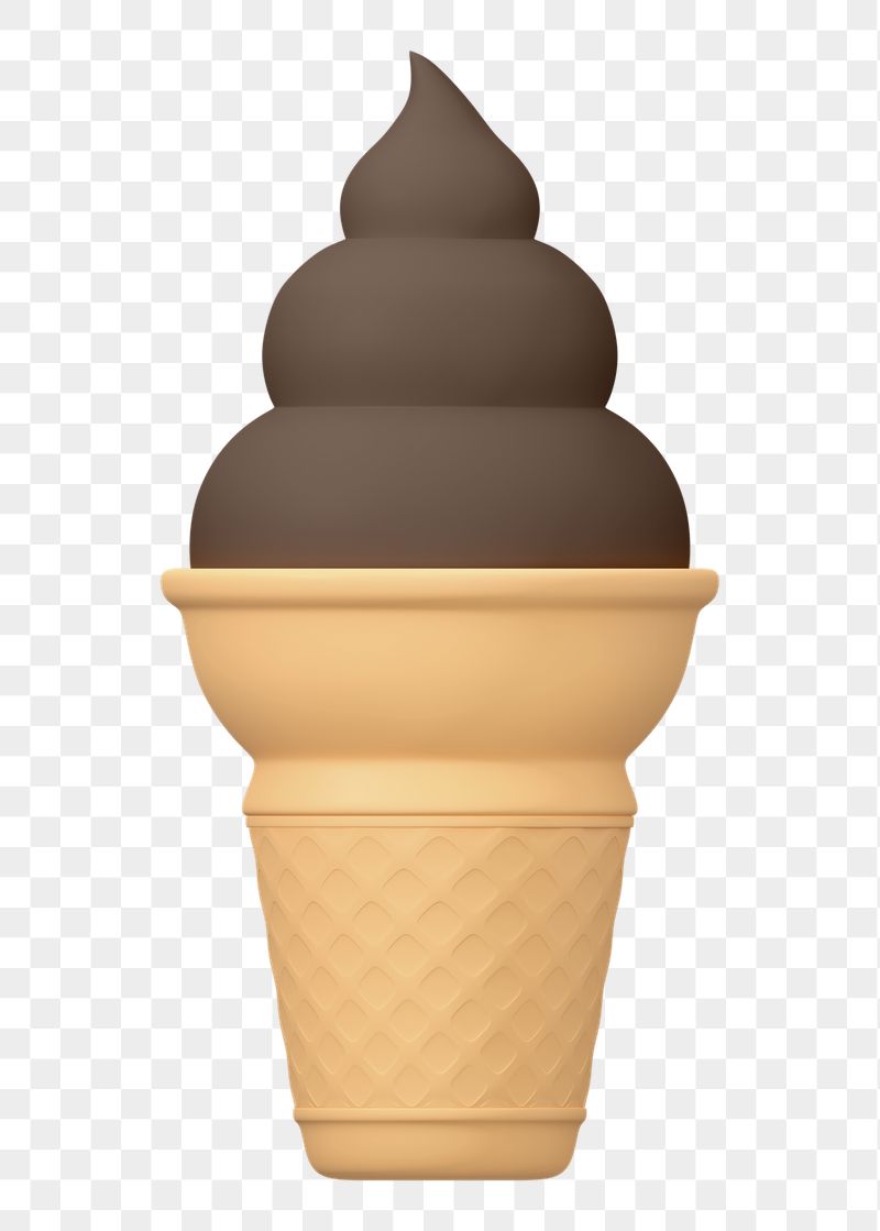 Chocolate ice cream png sticker, | Free PNG - rawpixel