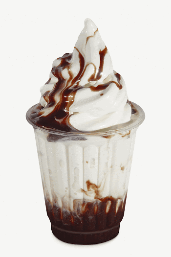 Chocolate ice-cream sundae, dessert  | Free PSD - rawpixel