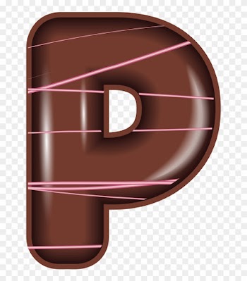 Chocolate Letter Chocolate Letter P - Chocolate Letter Chocolate Letter P