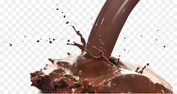 Chocolate milk Chocolate cake Drink - Milk drops splash 