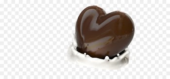 Chocolate milk Heart Desktop Wallpaper - Heart-shaped chocolate 