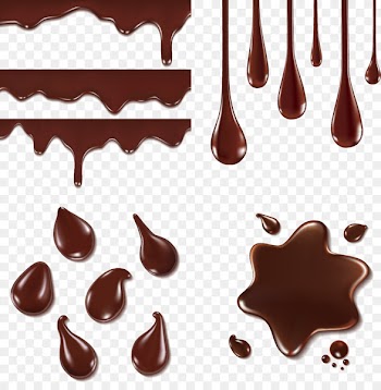 Chocolate milk Stock photography Illustration - Chocolate drops and stains 