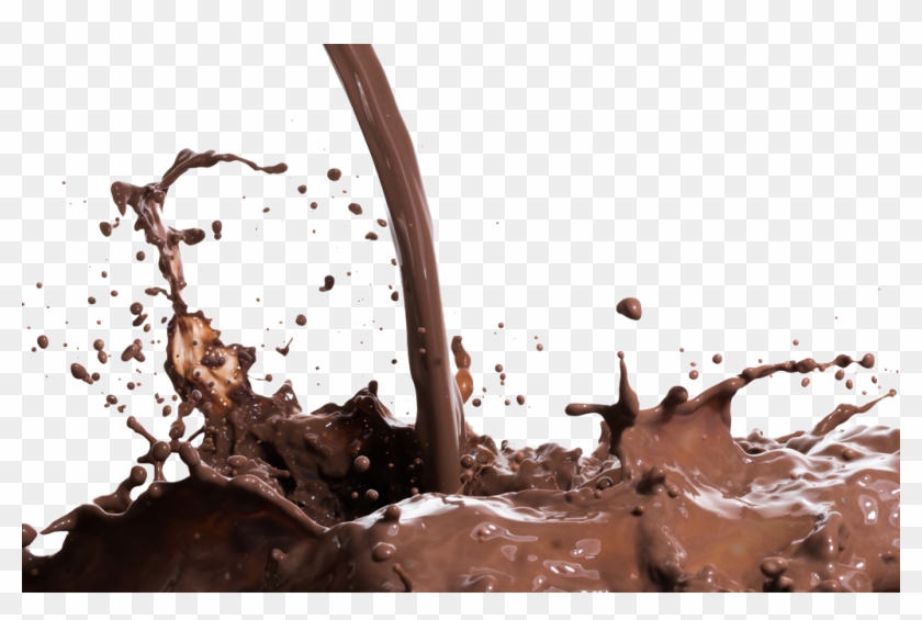 Chocolate Milk White Chocolate Hot Chocolate - Chocolate Splash Png