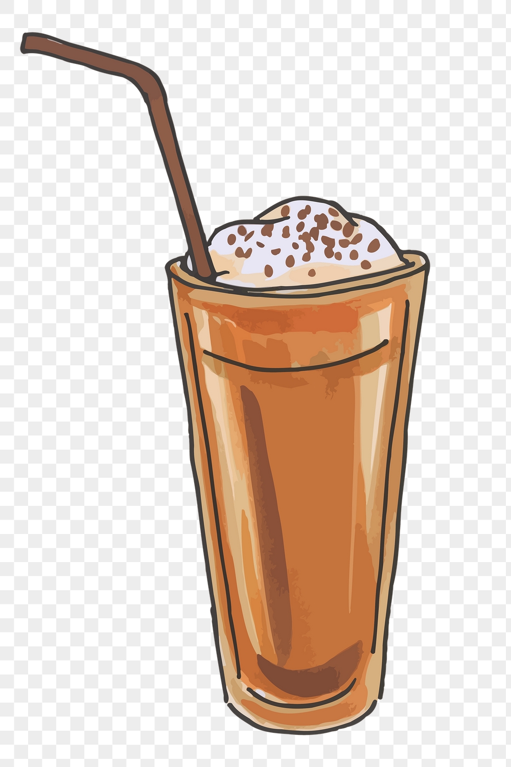 Chocolate milkshake png sticker, drinks | Free PNG - rawpixel