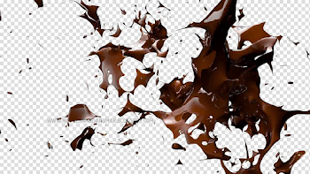 Chocolate Splash PNG Background Image