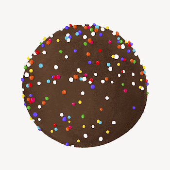 Chocolate sprinkled cake pop, party | Free Photo Illustration - rawpixel