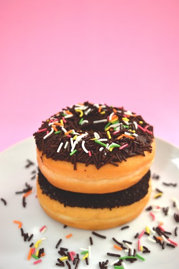 Chocolate Sprinkled Doughnut