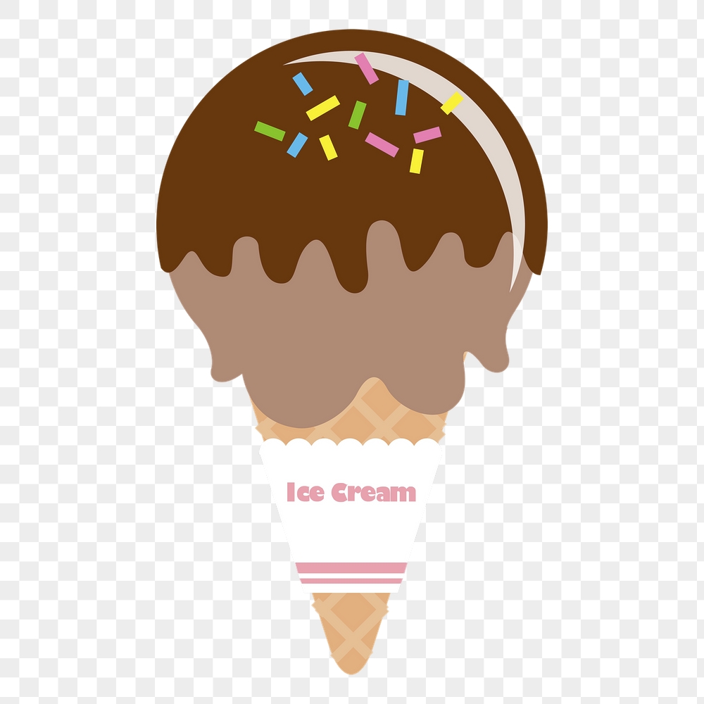 Chocolate sprinkles png ice-cream  | Free PNG - rawpixel