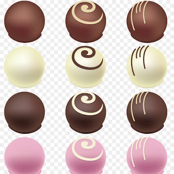 Chocolate truffle Chocolate balls Chocolate bar Lollipop Candy cane - Valentine Chocolate 