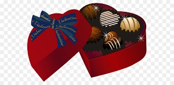 Chocolate truffle Valentine's Day Chocolate sandwich Clip art - Valentine Red Heart Chocolate Box PNG Clipart 