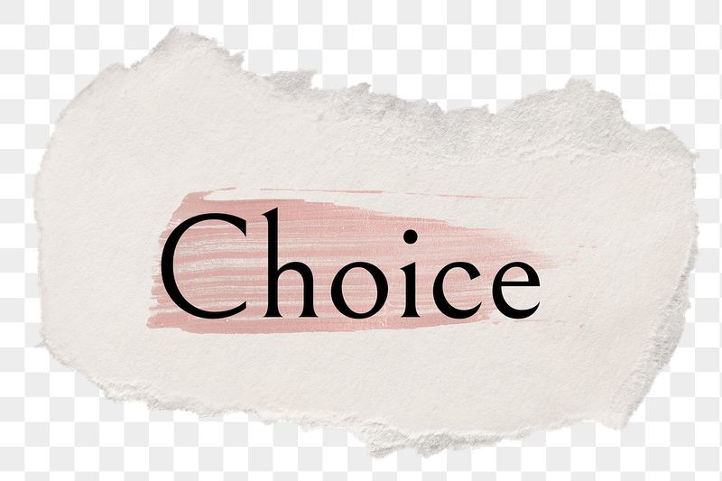 Choice png ripped paper word | Free PNG - rawpixel