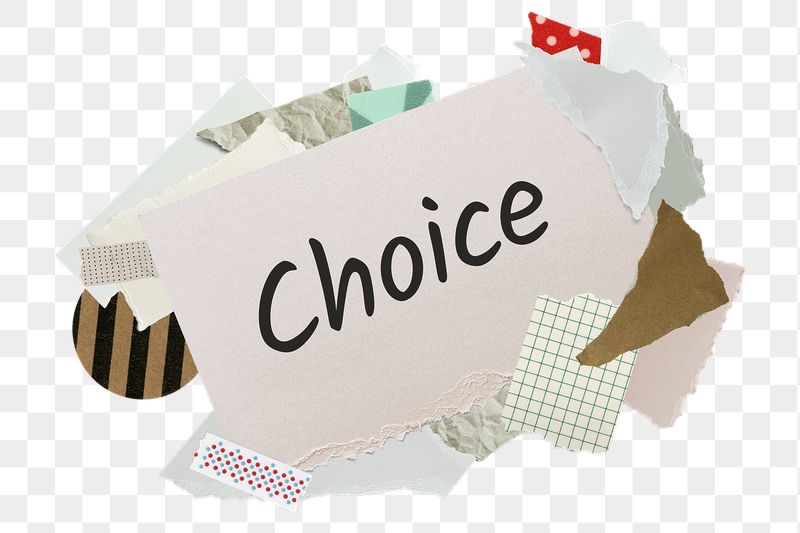 Choice png word sticker, aesthetic | Free PNG - rawpixel