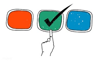 Choice tick background | Free stock vector - 395774
