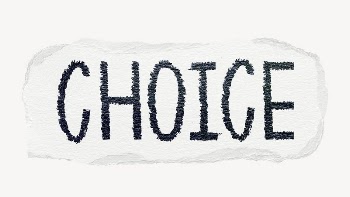 Choice word, ripped paper typography | Free PSD - rawpixel