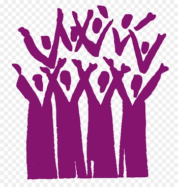 Choir, Music, Music Director, Text, Violet PNG