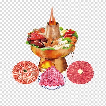 Chongqing hot pot Little Sheep Group Lamb and mutton Vegetable, Meat transparent background PNG clipart