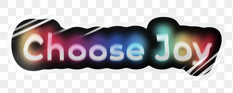 Choose joy png word sticker, | Free PNG - rawpixel