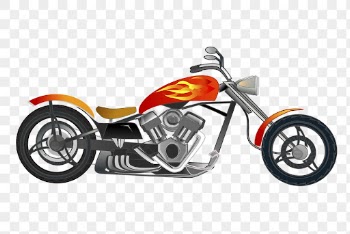 Chopper motorcycle png sticker, transparent | Free PNG - rawpixel