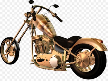 Chopper Motorcycle - Retro Cool Motorcycle 