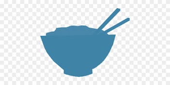 Chopsticks Bowl Rice Chinese Black Food Ch - Chinese Bowl Clipart