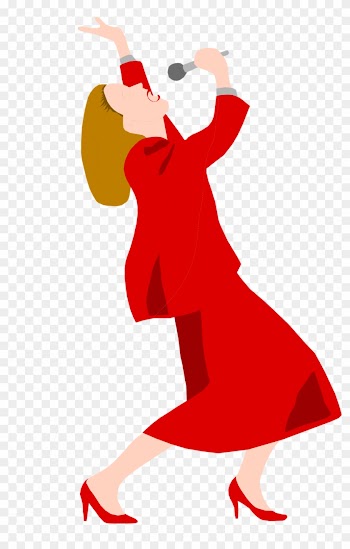 Chourch Singer Singing Clipart - Singing Clipart No Background