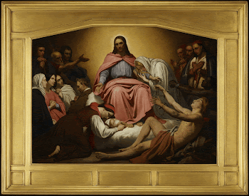 Christ at top center, wearing | Free Photo - rawpixel