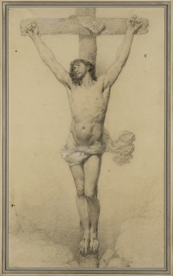 Christ on the cross in controposto | Free Photo - rawpixel
