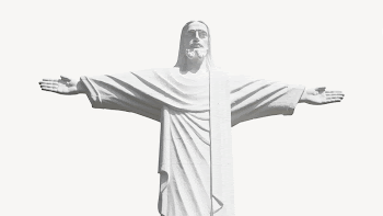 Christ the Redeemer statue psd | Free PSD - rawpixel