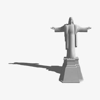 Christ The Redeemer sticker, statue | Free Vector - rawpixel