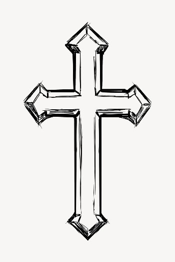 Christian cross clipart, religious symbol | Free Photo - rawpixel