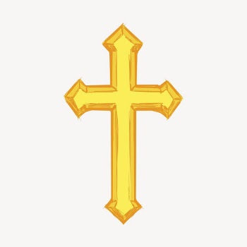 Christian cross collage element, religious | Free PSD - rawpixel