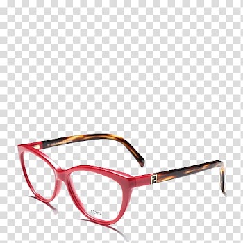 Christian Dior SE Glasses Cxe9line Persol Prada, Leopard red frame glasses transparent background PNG clipart