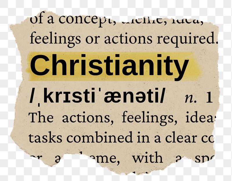 Christianity png word sticker, torn | Free PNG - rawpixel