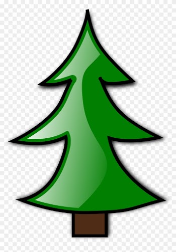 Christmas 8 Coloring Book Colouring Black White Line - Christmas Tree Clip Art Panda