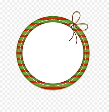 Christmas Adobe Illustrator - Circle frame 