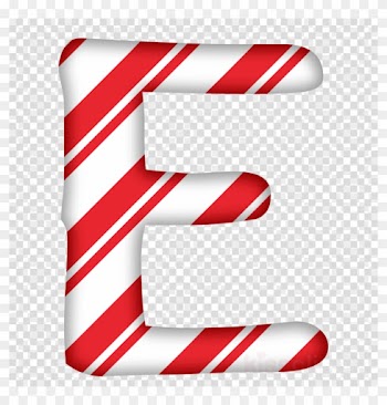 Christmas Alphabet Letters Png Clipart Santa Claus - Candy Cane Letters Png
