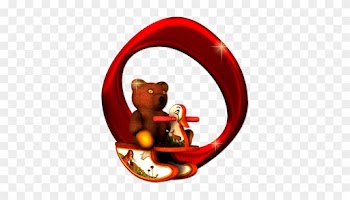 Christmas Alphabet, Numbers, Merry Christmas, Clip - Teddy Bear