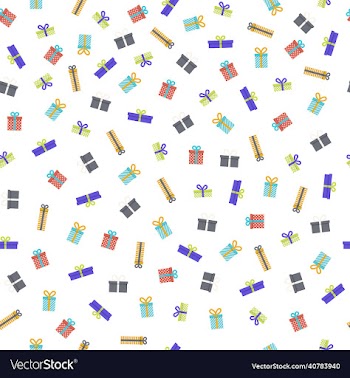 christmas and new year seamless pattern