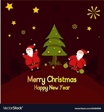 christmas and new years eve design on the hill