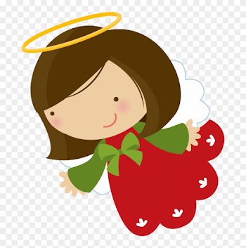 Christmas Angel Cliparts - Cute Christmas Angel Clipart