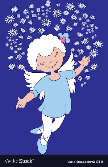 Christmas Angel vector image