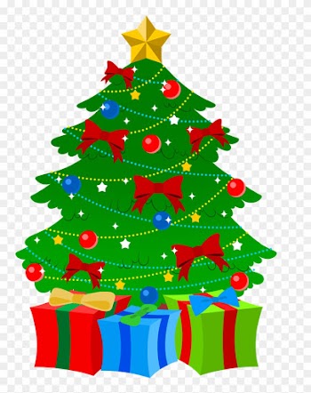 Christmas Arts - Christmas Tree Presents Clip Art