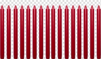 Christmas, assorted red candle stick lot transparent background PNG clipart